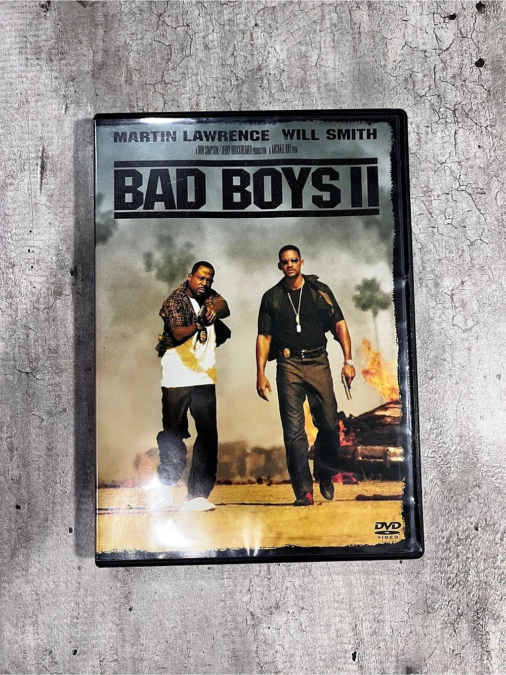 Columbia Pictures Bad Boys II DVD Movie Disc in Black & Yellow